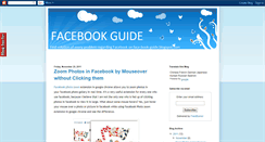 Desktop Screenshot of face-book-guide.blogspot.com