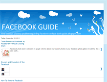 Tablet Screenshot of face-book-guide.blogspot.com