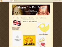 Tablet Screenshot of miguelywilliam.blogspot.com