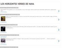 Tablet Screenshot of loshorizontesverdesdenana.blogspot.com