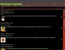 Tablet Screenshot of heavenlyfragrance.blogspot.com