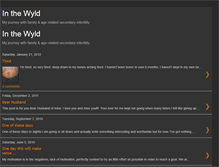 Tablet Screenshot of inthewyld.blogspot.com