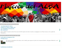 Tablet Screenshot of mujeresdelalba.blogspot.com