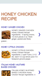 Mobile Screenshot of honeychickenrecipe.blogspot.com