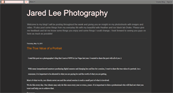 Desktop Screenshot of jaredleephotography.blogspot.com