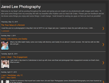 Tablet Screenshot of jaredleephotography.blogspot.com