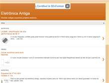 Tablet Screenshot of eletronicaantiga.blogspot.com