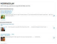 Tablet Screenshot of noorfadzilah.blogspot.com