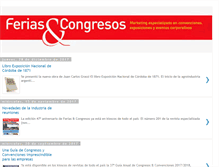 Tablet Screenshot of editorialferiasycongresos.blogspot.com