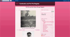 Desktop Screenshot of cambodia-polpotregime.blogspot.com