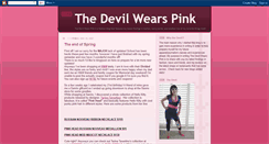 Desktop Screenshot of devilwearspink.blogspot.com