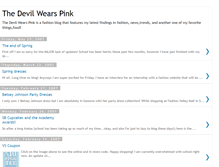 Tablet Screenshot of devilwearspink.blogspot.com