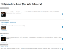 Tablet Screenshot of colgadadelaluna.blogspot.com