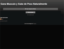 Tablet Screenshot of ganarmusculo.blogspot.com