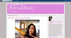 Desktop Screenshot of andreamaranomakeupartist.blogspot.com