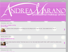 Tablet Screenshot of andreamaranomakeupartist.blogspot.com