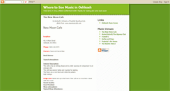 Desktop Screenshot of oshkoshmusicvenues.blogspot.com