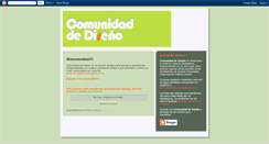 Desktop Screenshot of comunidaddedisenio.blogspot.com