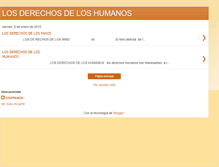 Tablet Screenshot of losderechosdeloshumanos.blogspot.com