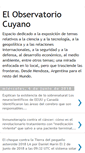 Mobile Screenshot of elobservatoriocuyano.blogspot.com