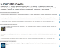 Tablet Screenshot of elobservatoriocuyano.blogspot.com