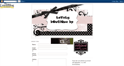 Desktop Screenshot of lovelyboutiquebp.blogspot.com