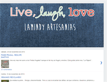 Tablet Screenshot of lamindyartesanias.blogspot.com
