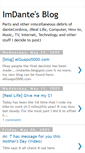 Mobile Screenshot of imdante.blogspot.com