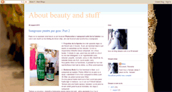 Desktop Screenshot of aboutbeautyandstuff.blogspot.com