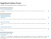 Tablet Screenshot of magnificentnationforum.blogspot.com