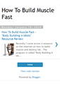 Mobile Screenshot of pack-muscle-fast.blogspot.com