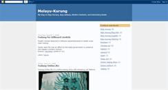 Desktop Screenshot of melayu-kurung.blogspot.com