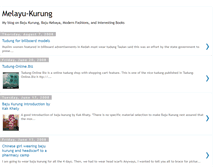 Tablet Screenshot of melayu-kurung.blogspot.com