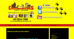 Desktop Screenshot of cantodosbichospetshop.blogspot.com