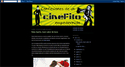 Desktop Screenshot of confesionesdeuncinefilo.blogspot.com