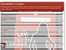 Tablet Screenshot of lefthanderinlonodon.blogspot.com