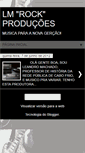 Mobile Screenshot of lmrockproducoes.blogspot.com