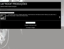 Tablet Screenshot of lmrockproducoes.blogspot.com