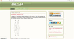 Desktop Screenshot of juaninf.blogspot.com