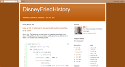 Desktop Screenshot of disneyfriedhistory.blogspot.com