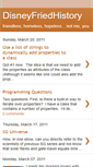 Mobile Screenshot of disneyfriedhistory.blogspot.com