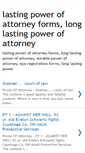 Mobile Screenshot of lastingpowerofattorneyforms.blogspot.com