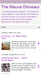 Mobile Screenshot of mauvedinosaur.blogspot.com