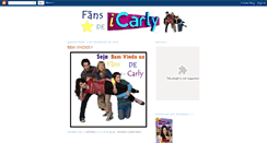 Desktop Screenshot of fansdeiicarly.blogspot.com