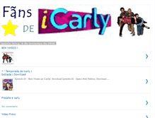 Tablet Screenshot of fansdeiicarly.blogspot.com