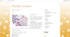 Desktop Screenshot of bladder-control.blogspot.com