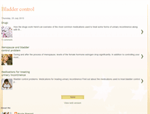 Tablet Screenshot of bladder-control.blogspot.com