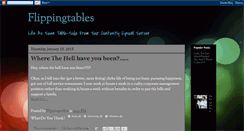 Desktop Screenshot of flipping-tables.blogspot.com