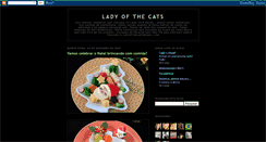 Desktop Screenshot of ladyofthecats.blogspot.com