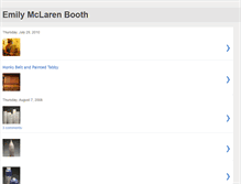 Tablet Screenshot of emilymclarenbooth.blogspot.com